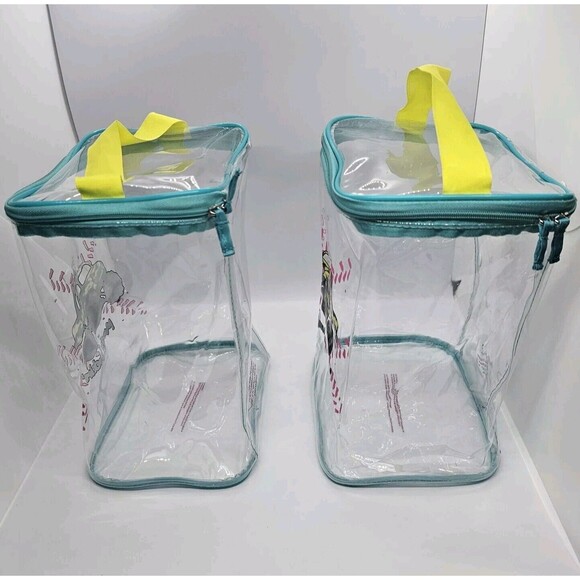 2-Monster Truckin transparent clear tote bag 8"x8"x6" - Picture 5 of 11